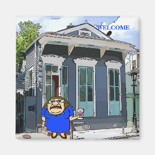 Aimant Dame de bienvenue sur Desire St