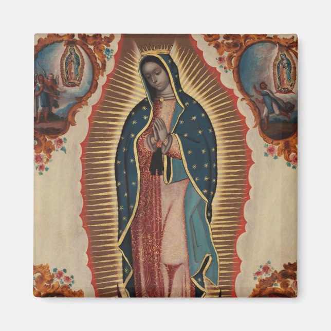 Aimant Dame de Guadalupe, 1780 par Sebastian Zalcedo (Devant)