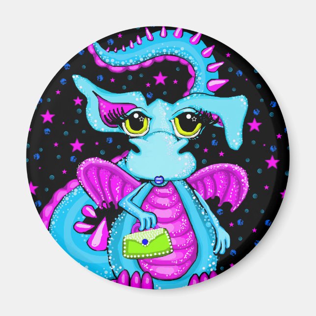 Aimant Dame Dragon (Devant)