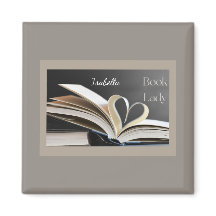 Dame du Livre, Cadeau Personnalisé de Lecture pour
