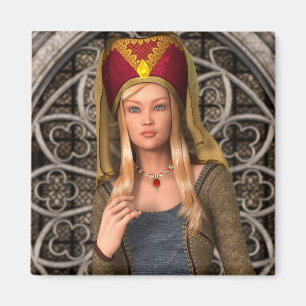 Aimant Dame Médiévale