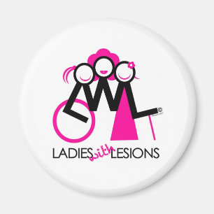 Aimant Dames avec des lésions