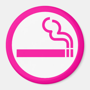 Aimant Dames Zone fumeurs 喫 煙 女 性 Japonais