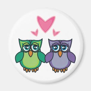 Aimant d'amour de hibou