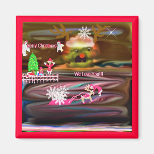 Aimant d'amour de Noël