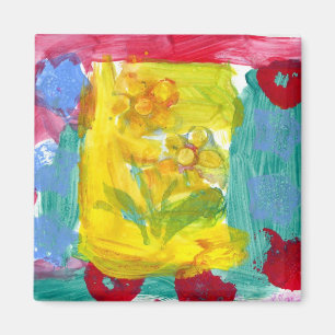 Aimant d'amusement de fleur