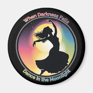 Aimant Dance dans le Moonlight, positive en période sombr