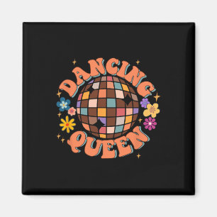 Aimant Dancing Queen Retro Bridesmaids 70's Disco Bachelo