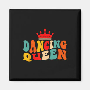 Aimant Dancing Queen Retro les années 70 Disco Thème 70's