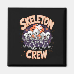 Aimant Dancing Skeleton Crew Halloween Party Amusant Éffr