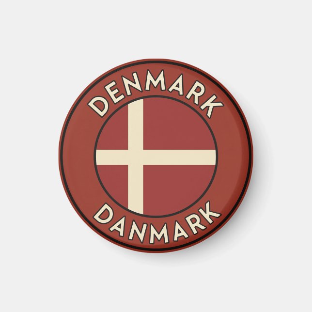 Aimant Danemark Danmark  (Devant)