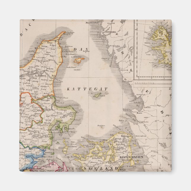 Aimant Danemark et Allemagne (Devant)