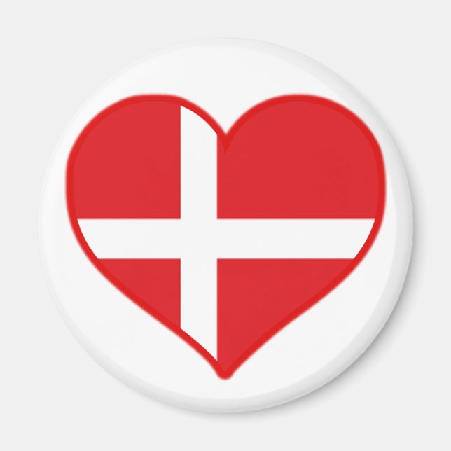 Aimant Danemark Love (Devant)