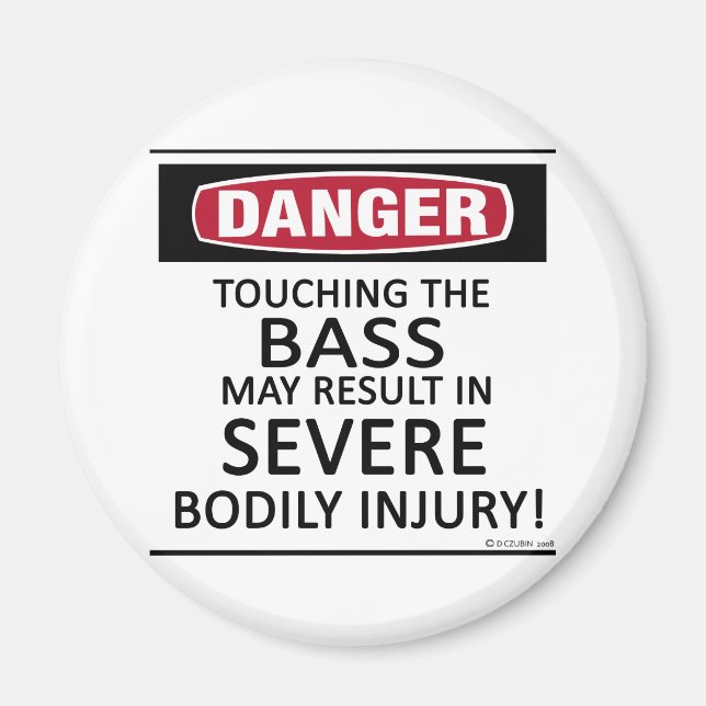 Aimant Danger Bass (Devant)