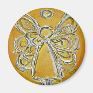 Aimant d'angle jaune