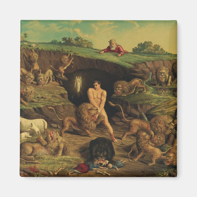 Aimant Daniel dans la fosse aux lions (Devant)