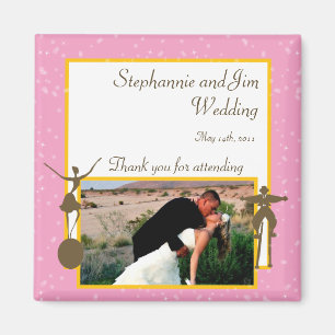 Aimant d'annonce 2"x2" de carnaval