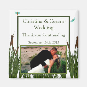 Aimant d'annonce 2"x2" Queue de renard/Libellule e