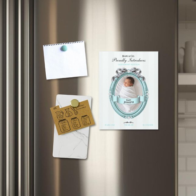 Aimant d'annonce de naissance Baby & Co (Créateur téléchargé)