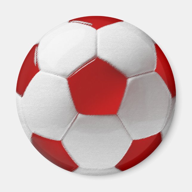Aimant Danois fudbold ballon de football du Danemark (Devant)