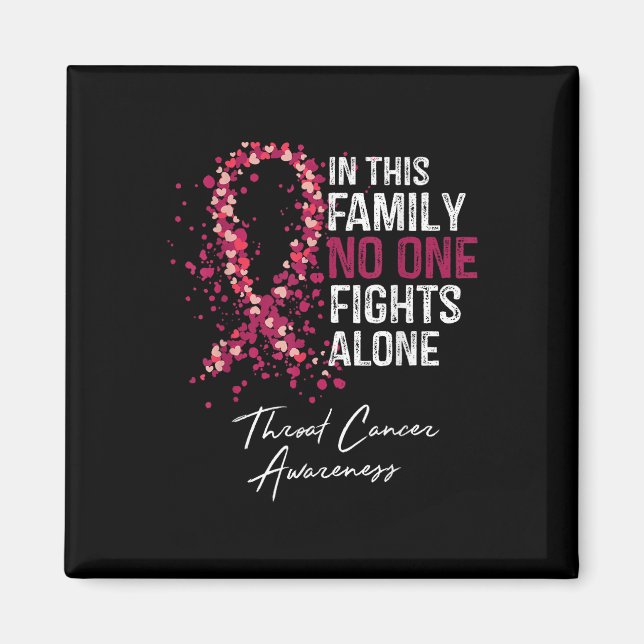 Aimant Dans cette famille combat seul le cancer de la che (Devant)