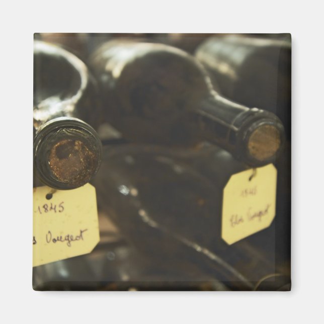 Aimant Dans la cave à vin souterraine : des bouteilles co (Devant)