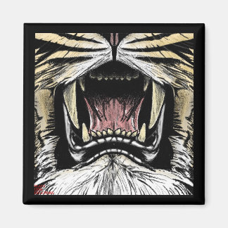 Aimant Dans l'aimant de la bouche du lion