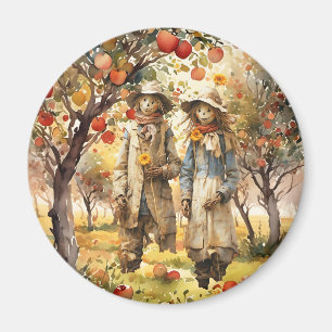 Aimant Dans L'Orchard D'Apple