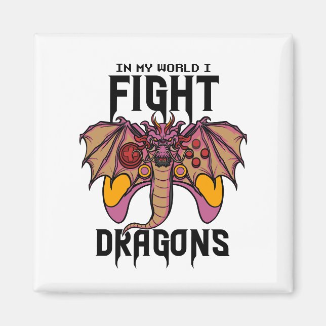Aimant Dans Mon Monde, Je Lutte Contre Les Dragons (Devant)