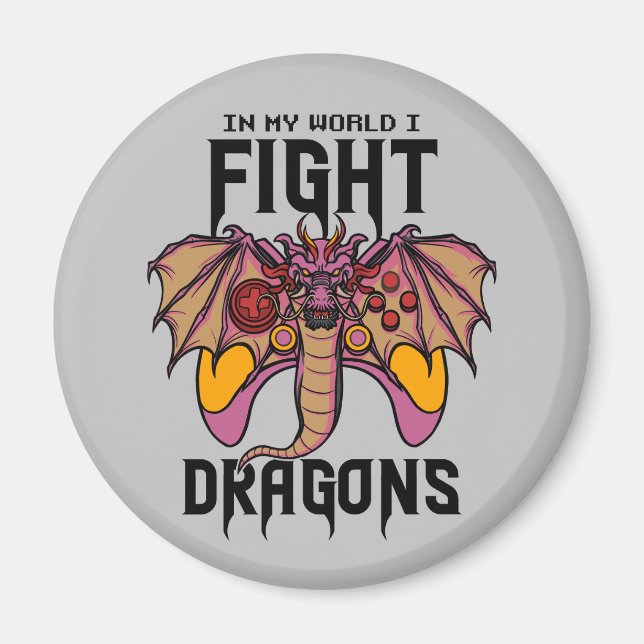 Aimant Dans Mon Monde, Je Lutte Contre Les Dragons (Devant)