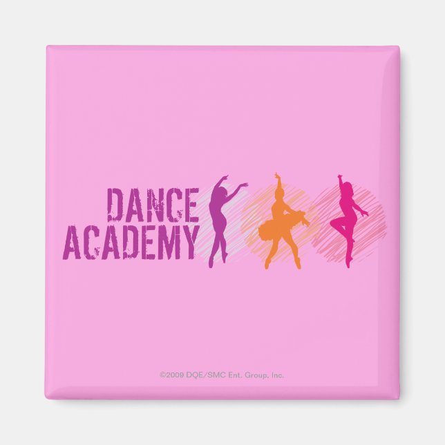 Aimant Danse Academy Colour Dancers Logo (Devant)