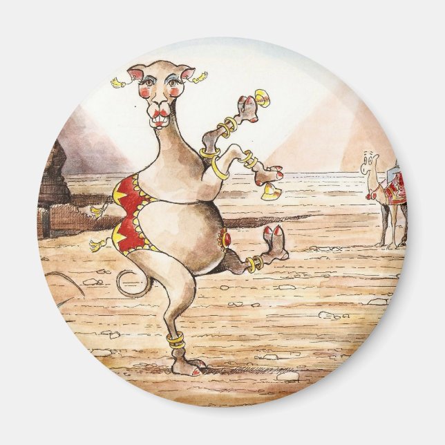 Aimant Danse au chameau (Devant)