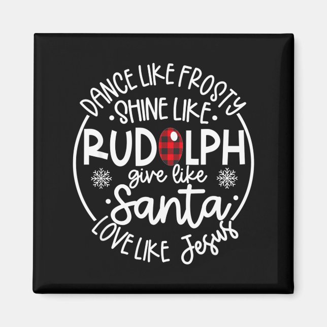 Aimant Danse comme Frosty Brille comme Rudolph Aime comme (Devant)