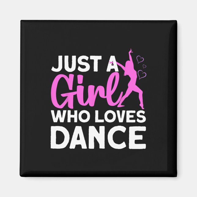 Aimant Danse cool Pour Filles Femmes Danse Hip hop Salle  (Devant)