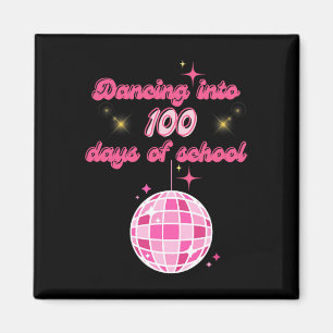 Aimant Danse Dans 100 Jours D'École Avec Disco Rose Ba