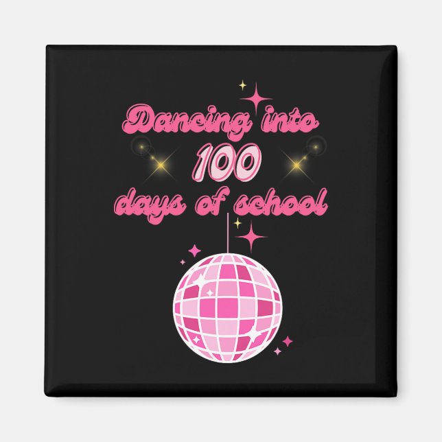 Aimant Danse Dans 100 Jours D'École Avec Disco Rose Ba (Devant)