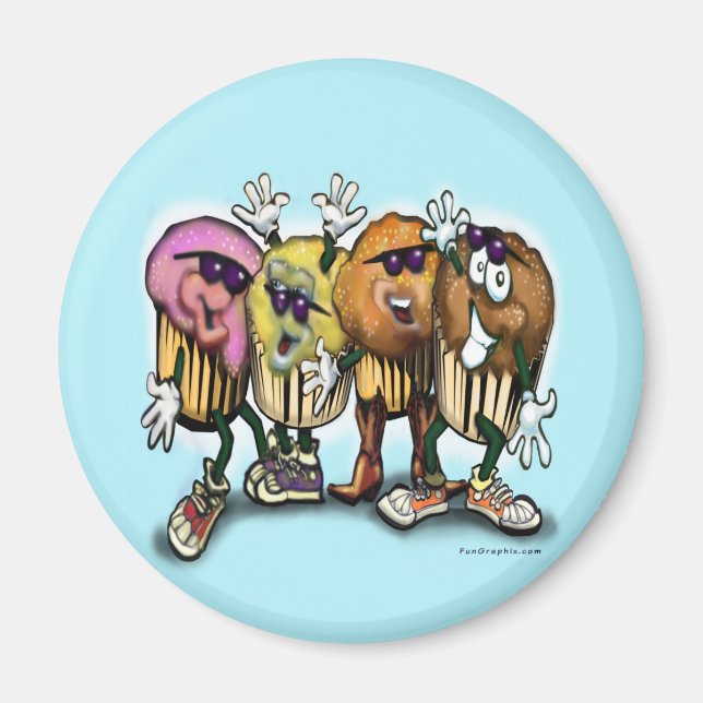 Aimant Danse de la coupe du gâteau (Devant)
