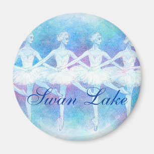 Aimant Danse de l'aimant de cygnes de bébé