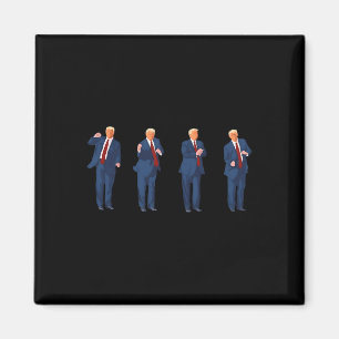 Aimant Danse de Trump 4 juillet Trump 2025