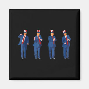 Aimant Danse de Trump 4 juillet Trump 2025 _1