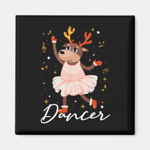 Aimant Danse des cerfs Funny Noël Fête Ados Jeunes Chr
