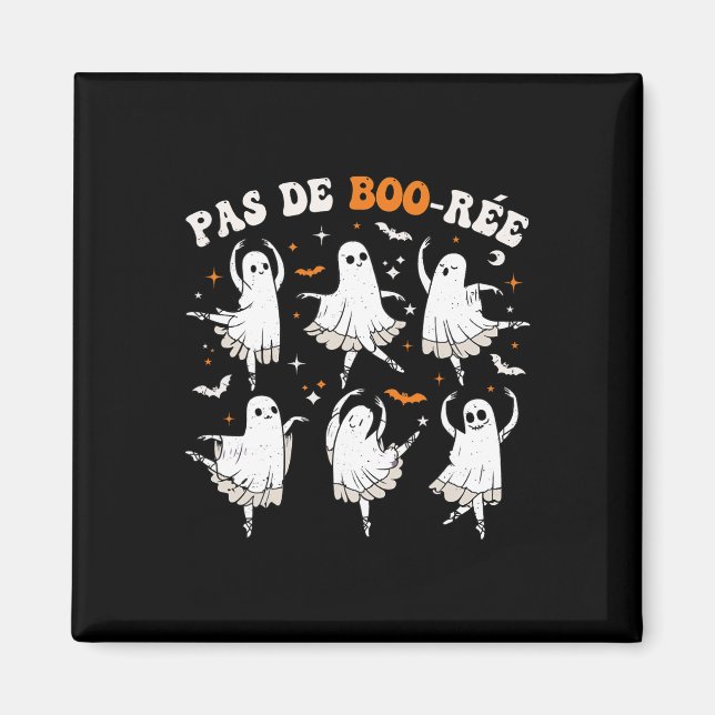 Aimant Danse d'Halloween Pas De Boo-rée Ghost Ballet (Devant)