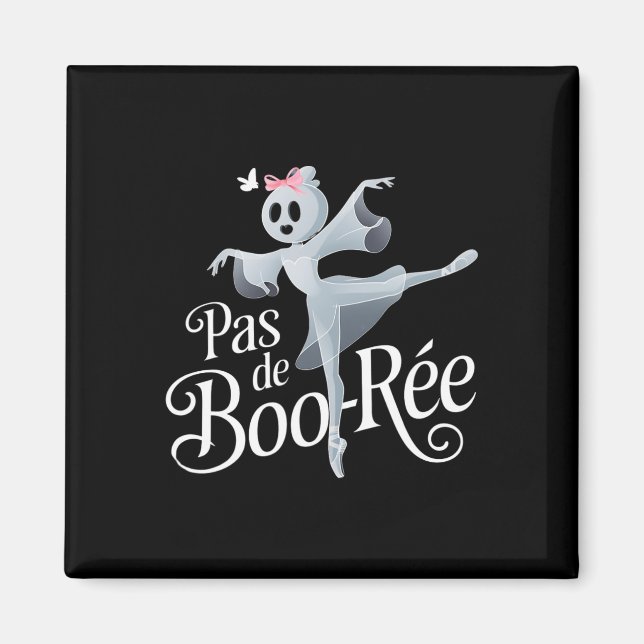 Aimant Danse d'Halloween Pas De Boo-rée Ghost Ballet (Devant)