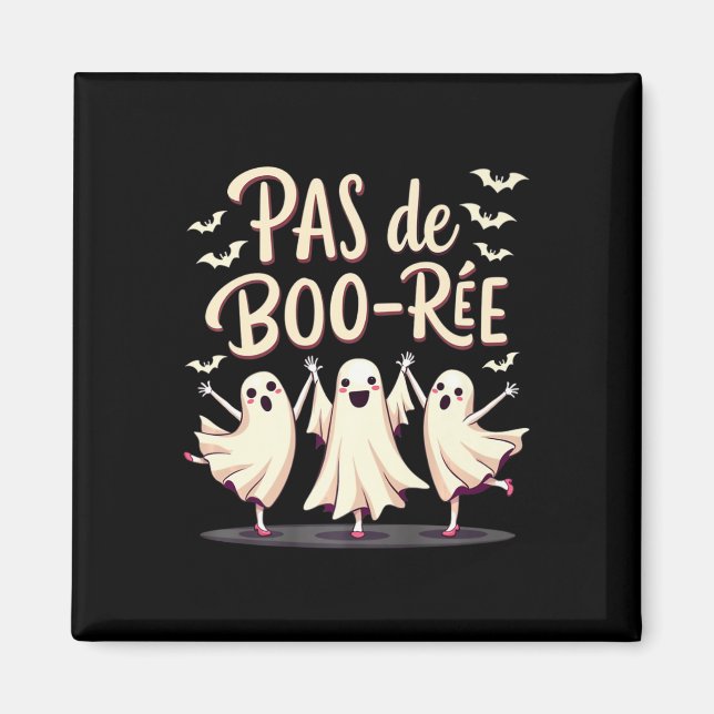 Aimant Danse d'Halloween Pas De Boo-rée Ghost Ballet (Devant)
