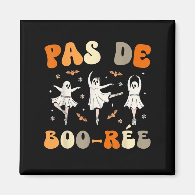 Aimant Danse d'Halloween Pas De Boo-rée Ghost Ballet (Devant)