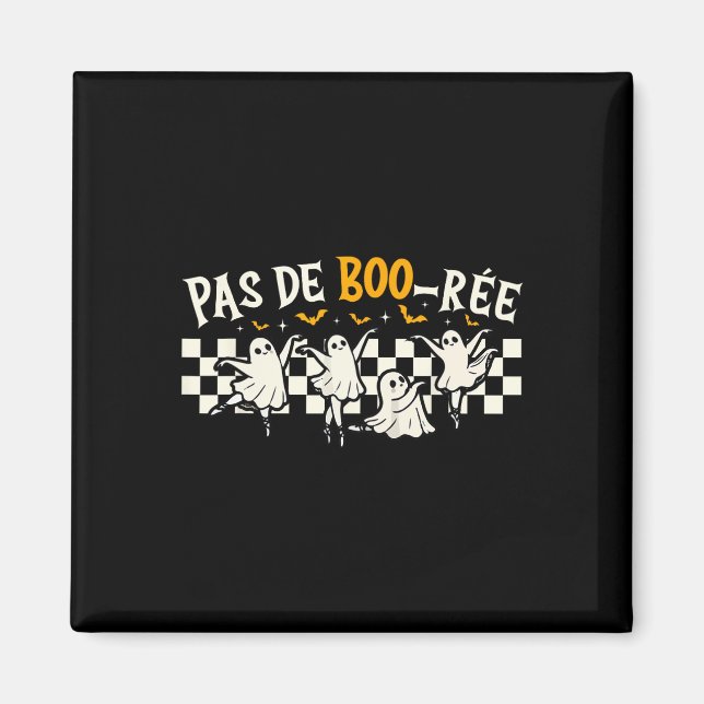 Aimant Danse d'Halloween Pas De Boo-rée Ghost Ballet (Devant)