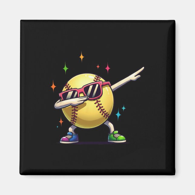 Aimant Danse douce Dab Drôle Joueur de Softll Enfants Gar (Devant)