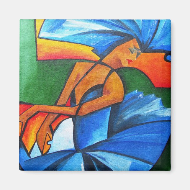 Aimant Danse en bleu 2008 (Devant)