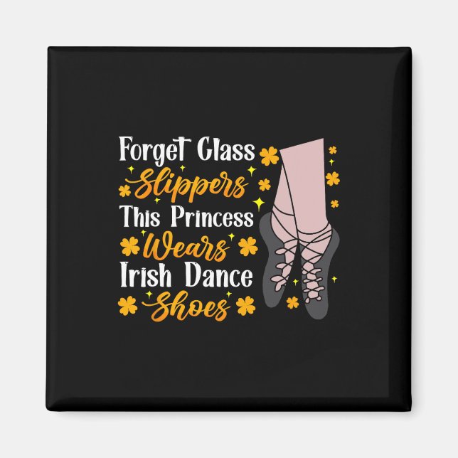 Aimant Danse Irlandaise Cette Princesse Porte Danse Irlan (Devant)