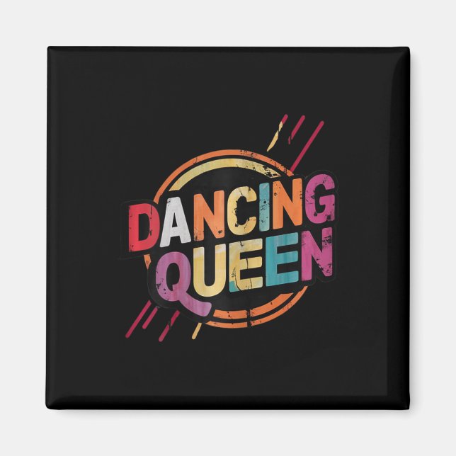 Aimant Danse Queen Party Disco Dance Pour Femmes Et Fille (Devant)